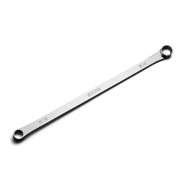 5/8 in x 3/4 in 0-Degree Offset Extra-Long Box End Wrench
